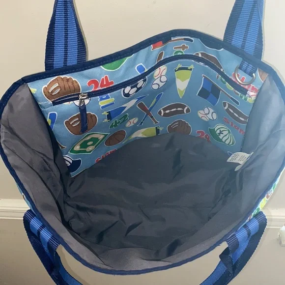 After School Tote Bag, Mackenzie Blue Junior Varsity - Picture 4 of 5